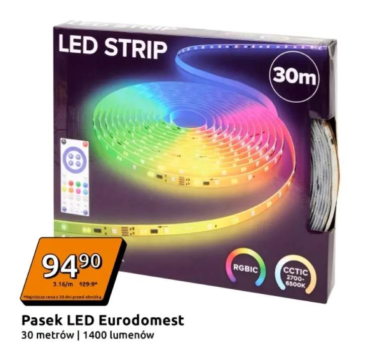 wąż dekoracyjny led